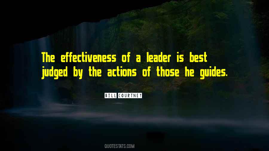An Effective Leader Quotes #446742