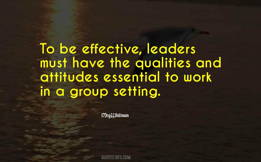 An Effective Leader Quotes #804950