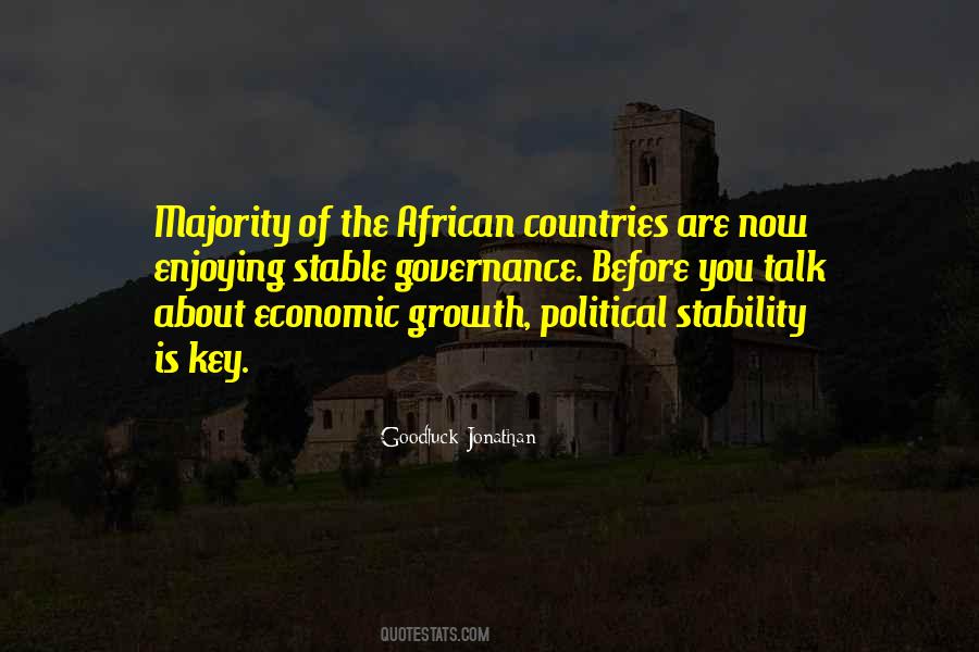 Quotes About Political Stability #1638184