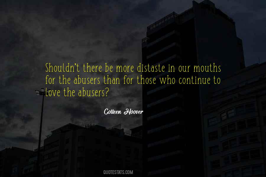 Quotes About Abusers #792244