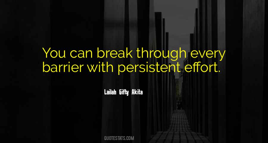 Persistent Effort Quotes #1128017