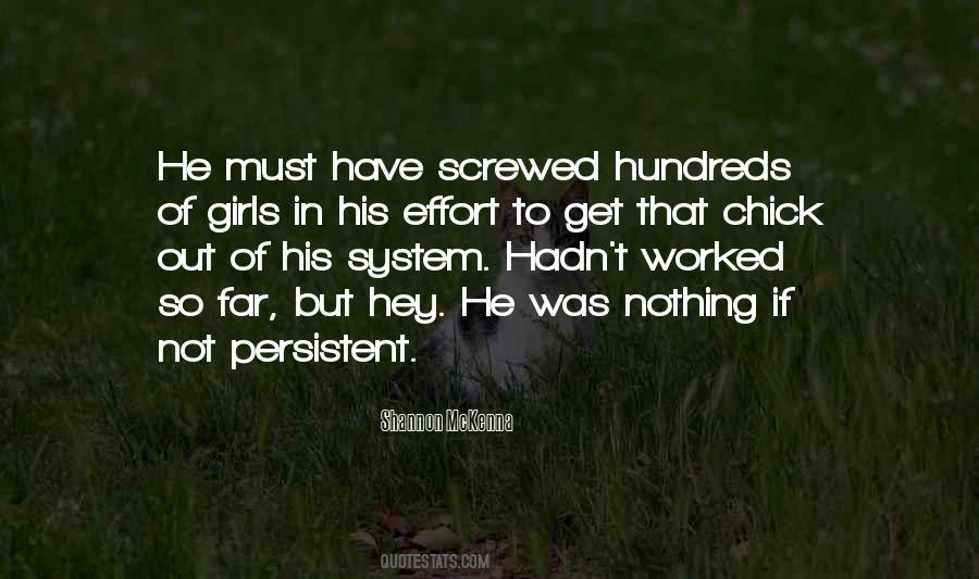 Persistent Effort Quotes #16046