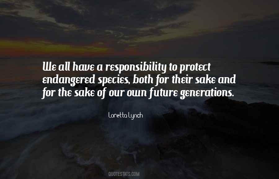 Quotes About Responsibility To Protect #1289693