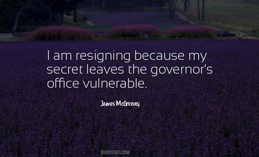 Not Resigning Quotes #1050200