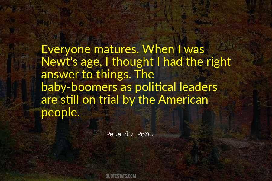 Quotes About Baby Boomers #1017368