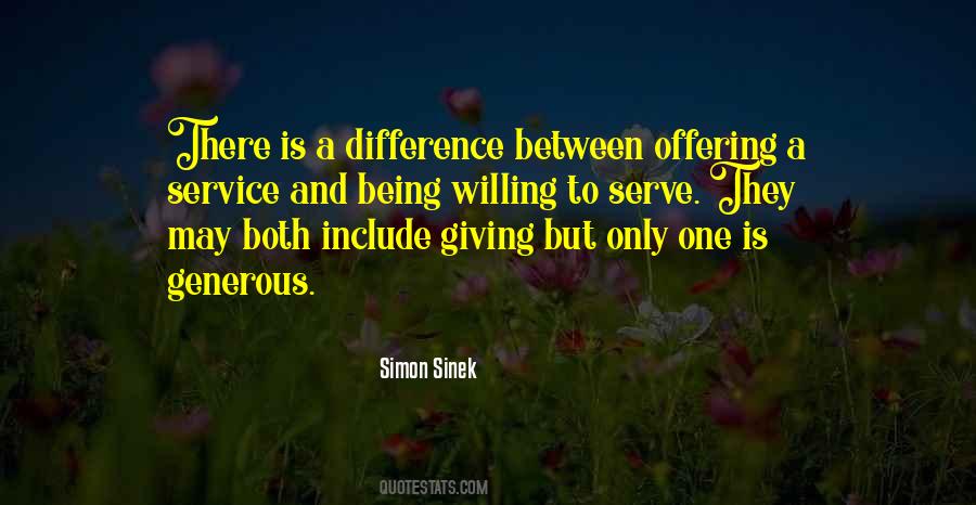 Being Generous Quotes #1086089