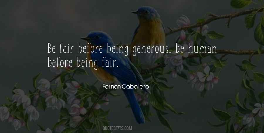 Being Generous Quotes #1626840