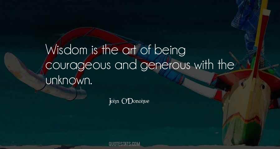 Being Generous Quotes #798702