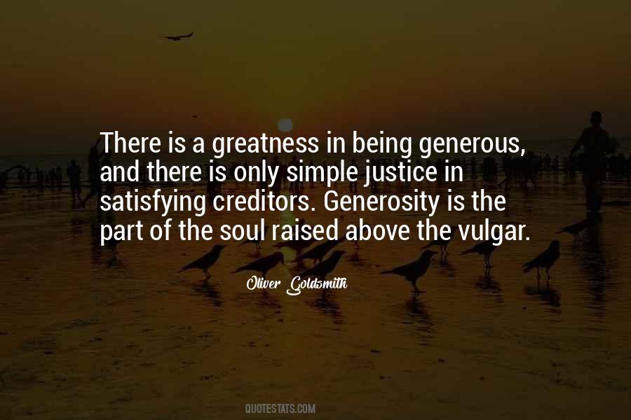 Being Generous Quotes #936954