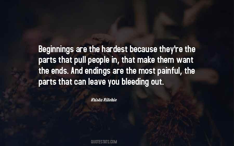 Quotes About Painful Endings #1704179