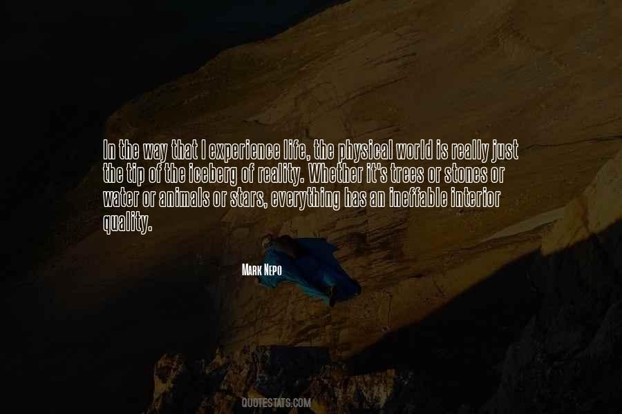 At The Tip Of The Iceberg Quotes #1602872