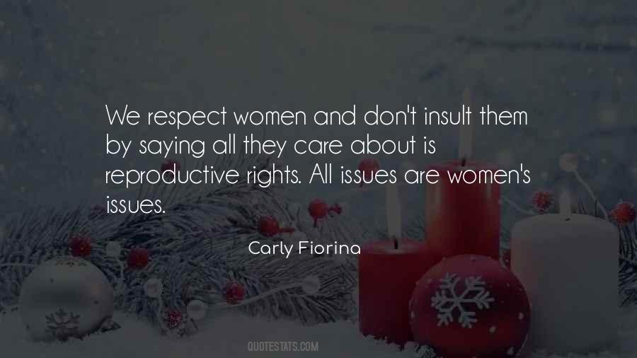 Respect Women Quotes #1349707