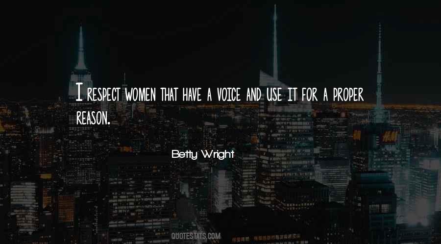 Respect Women Quotes #1542947