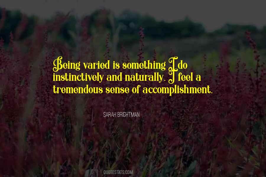 Quotes About Sense Of Accomplishment #956674