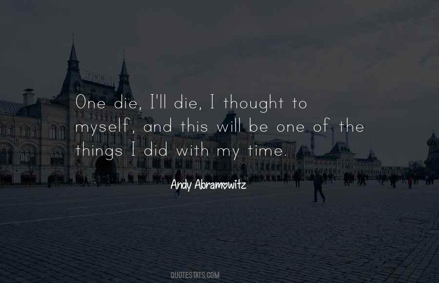Abramowitz Quotes #716236