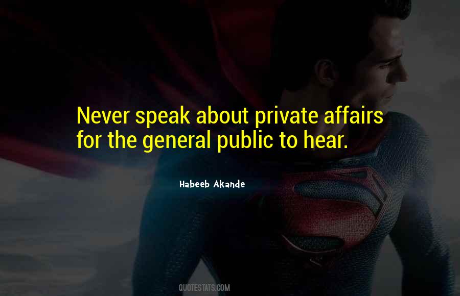 Quotes About Public Affairs #1200389