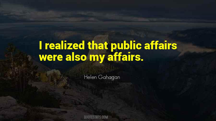 Quotes About Public Affairs #462205