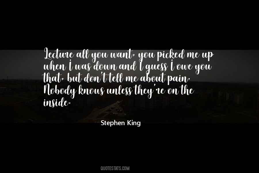 Quotes About Pain On The Inside #440250