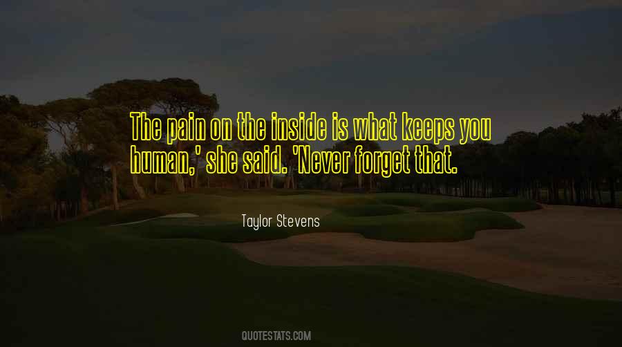Quotes About Pain On The Inside #61231