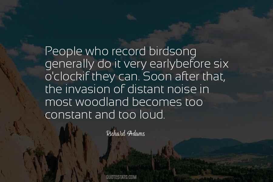 Quotes About Birdsong #1366228