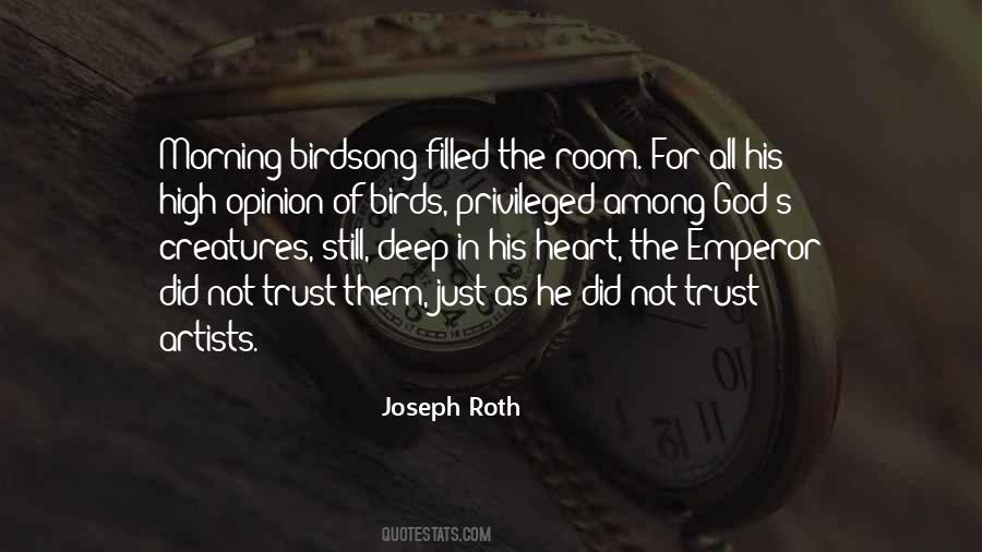 Quotes About Birdsong #1406160