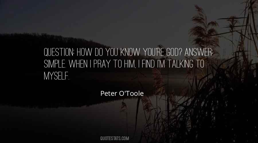 Quotes About Talking To God #15319