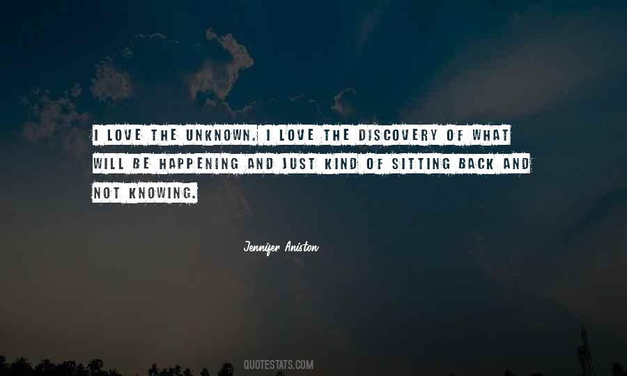 Quotes About The Unknown Love #503869