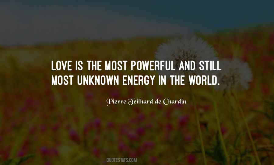 Quotes About The Unknown Love #719833