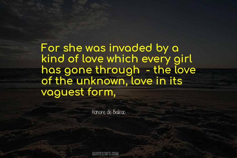 Quotes About The Unknown Love #851150