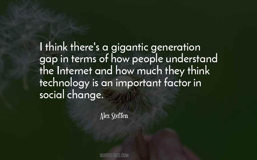 Quotes About Technology And Social Change #119206