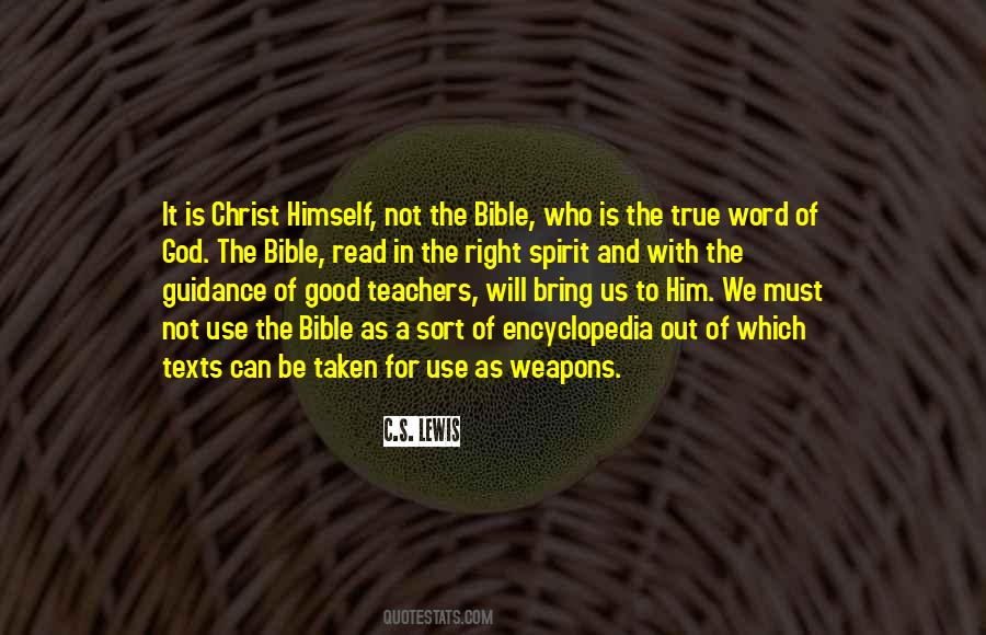 Word Of God The Bible Quotes #279452