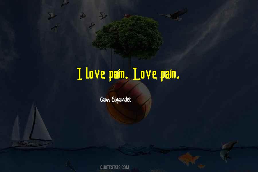 Quotes About Pain Love #1337356