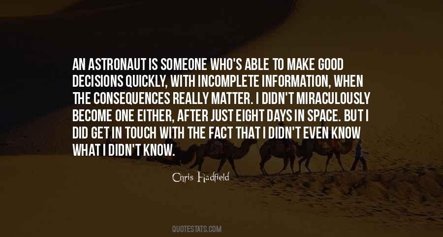 Quotes About Incomplete Information #1591111