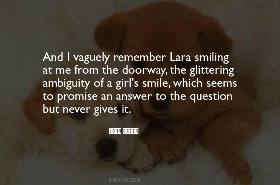 Quotes About A Girl's Smile #504954