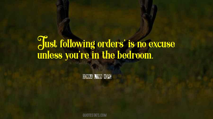 Quotes About Not Following Orders #1167793