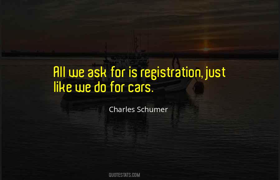 Quotes About Registration #1474437