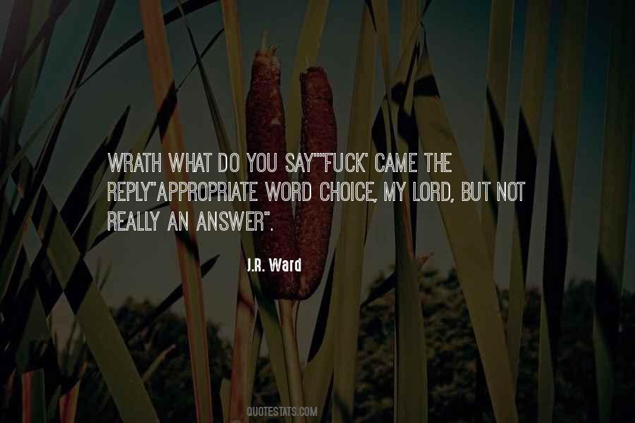 Quotes About Word Choice #1271963
