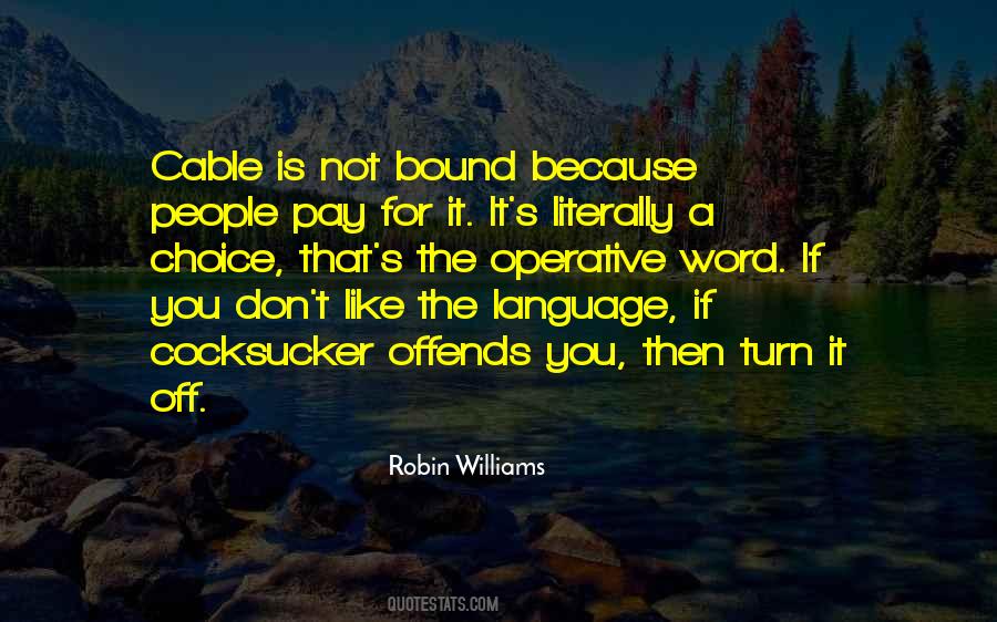 Quotes About Word Choice #369804