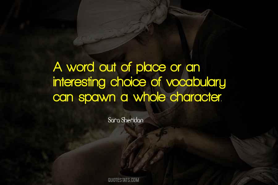 Quotes About Word Choice #833532