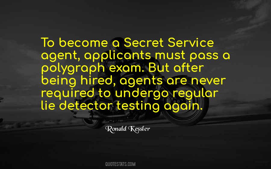 Quotes About Secret Agent #1856126