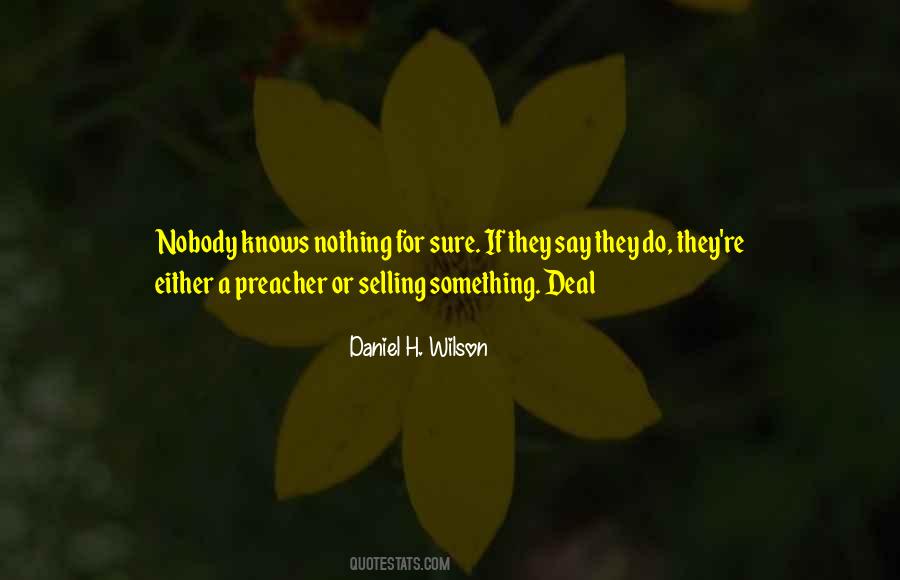 Selling Something Quotes #1088062