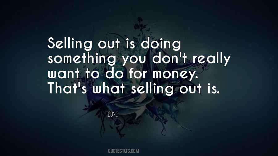 Selling Something Quotes #336161
