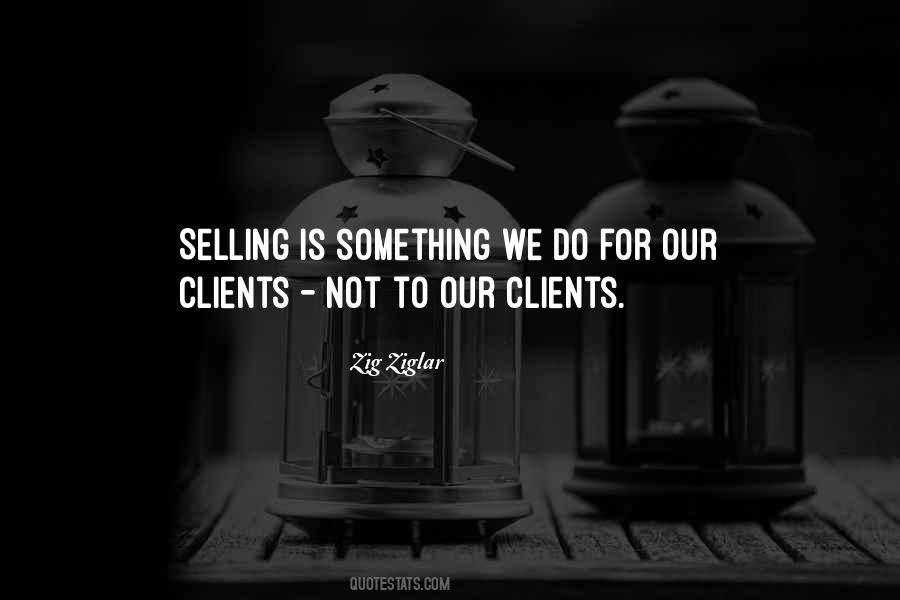 Selling Something Quotes #371719