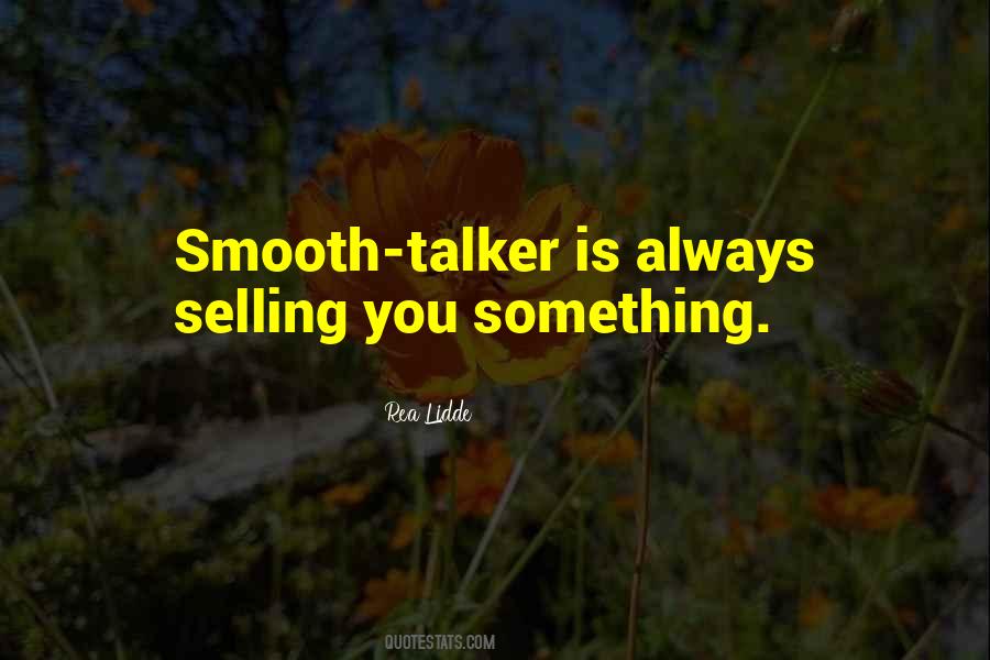 Selling Something Quotes #983060