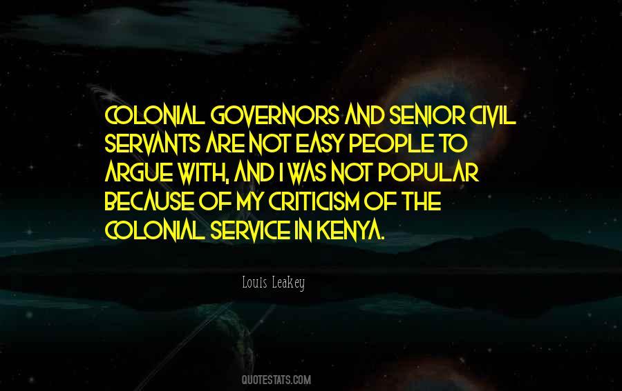 Quotes About Civil Servants #611422