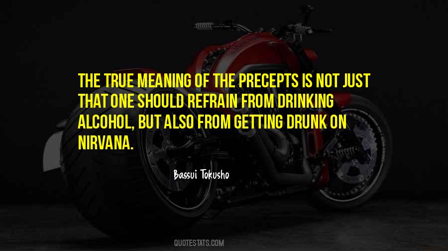 Quotes About Not Drinking Alcohol #1370044