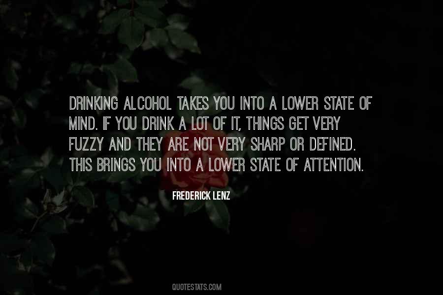 Quotes About Not Drinking Alcohol #484775