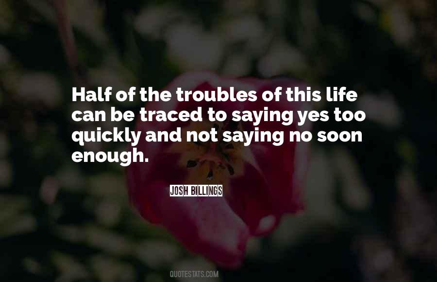 Quotes About The Troubles #1568789