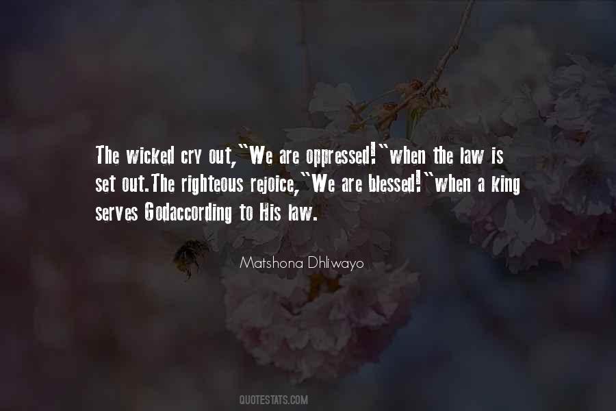 Quotes About Oppressed #177069