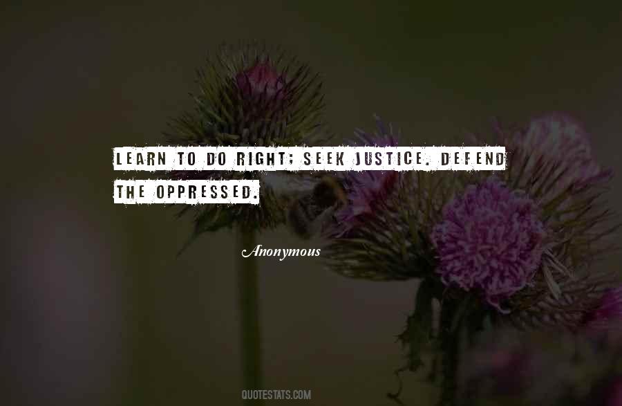 Quotes About Oppressed #23543